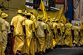 Kerala backwaters, a religious procession met on the way to Ettunamur. 